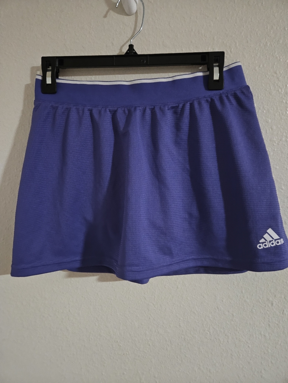 adidas Primegreen Purple Tennis Skort - Built-in Shorts & Ball Pocket - Size M